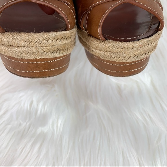 Christian Louboutin Almeria Brown Espadrille Sandals Sz 39 - Picture 3 of 15